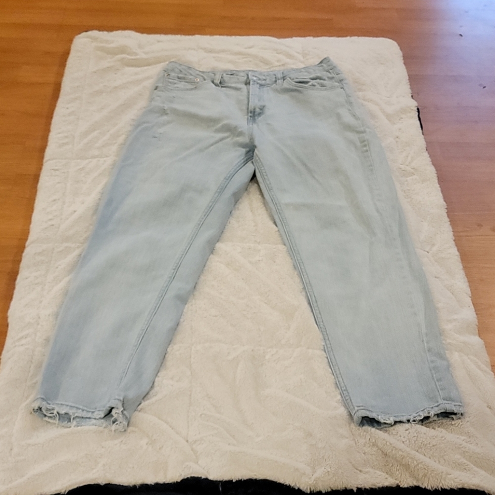 Wild Fable High Rise Distressed Mom Jean